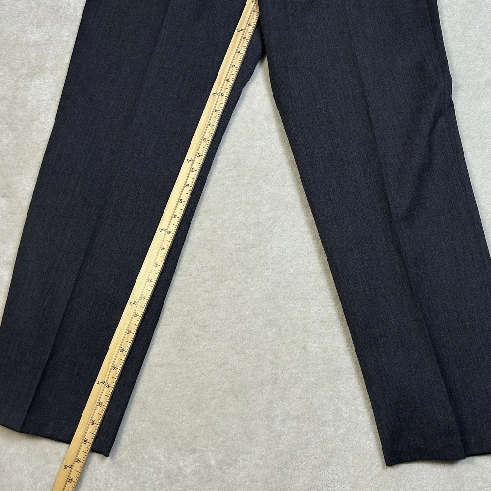 Banana Republic Wool Dress Pants Men's 33x30 Lined Dark Gray Flat Front